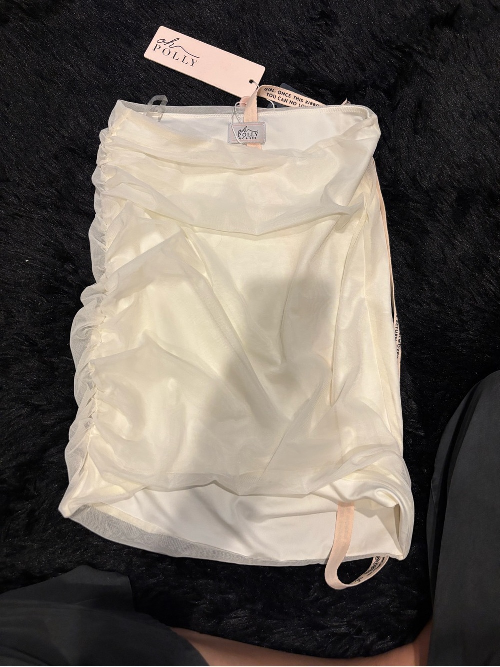 Oh Polly white top size 2